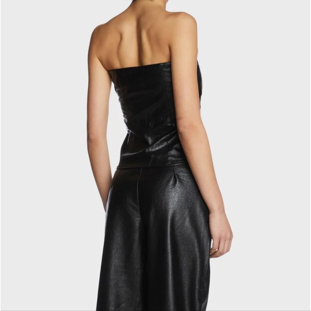 Ragged priest, vegan leather top